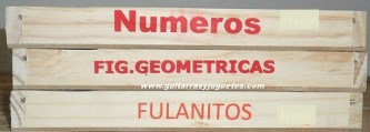 sellos de números, figuras geométricas y fulanitos